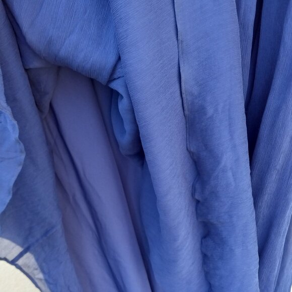 J Crew Long Silk Strapless Plisse Gown Sz 12 Black Tie Wedding Guest Formal - Picture 14 of 15